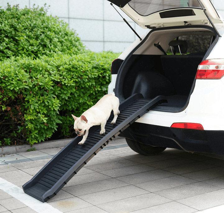 Non-slip Plastic Pet Folding Ladder and Slope Stairs