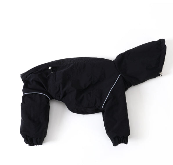 Pet Windbreaker With Zipper Cotton-padded Jacket