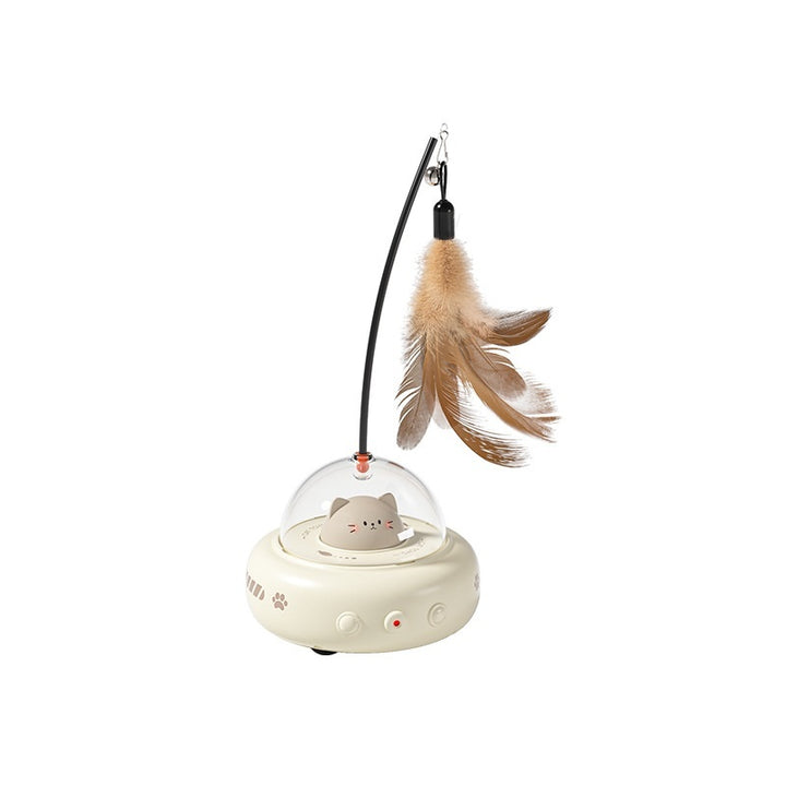Smart Teaser Cat Toy Electric UFO Cat Teaser Stick