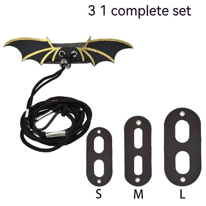 Lizard Pulling Rope Pet Toy with Leather Wings