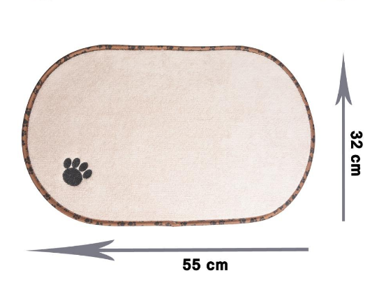 Pet Food Mat, Non-Slip &amp; Washable for Cats and Dogs