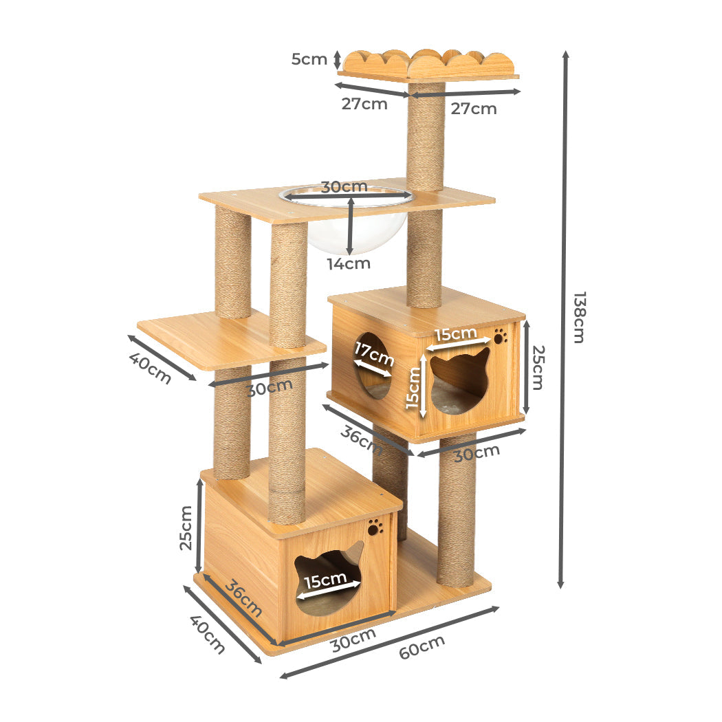 PaWz Cat Tree Scratching Post Scratcher